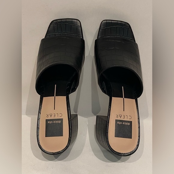 NEW Dolce Vita Women’s Marsha Platform Chunky Heel Slide Sandal Size 9 - Picture 7 of 11